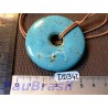 Pi Donut pendentif Turquenite - Howlite teintée 5cm