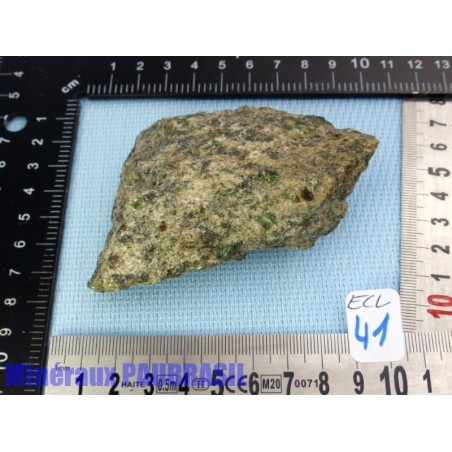 Eclogite + Peridotite de Norvège pierre brute 246g