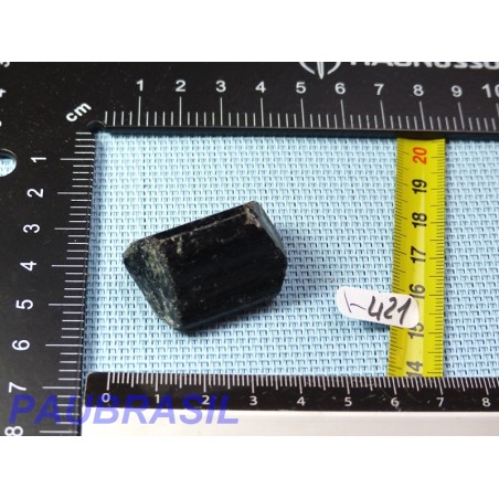 Tourmaline Noire Schorl Inde en Pierre Brute Biterminée Q Extra 29g