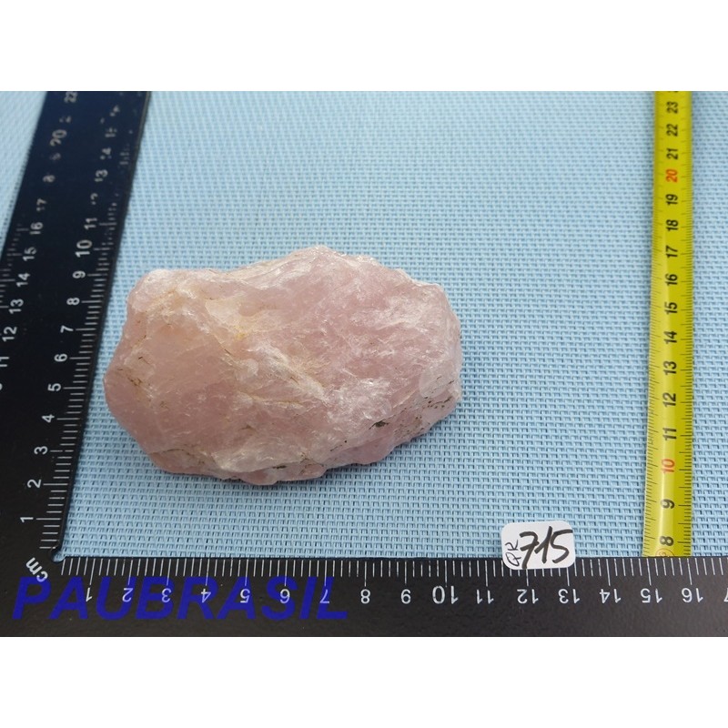 Quartz Rose en pierre brute 370gr