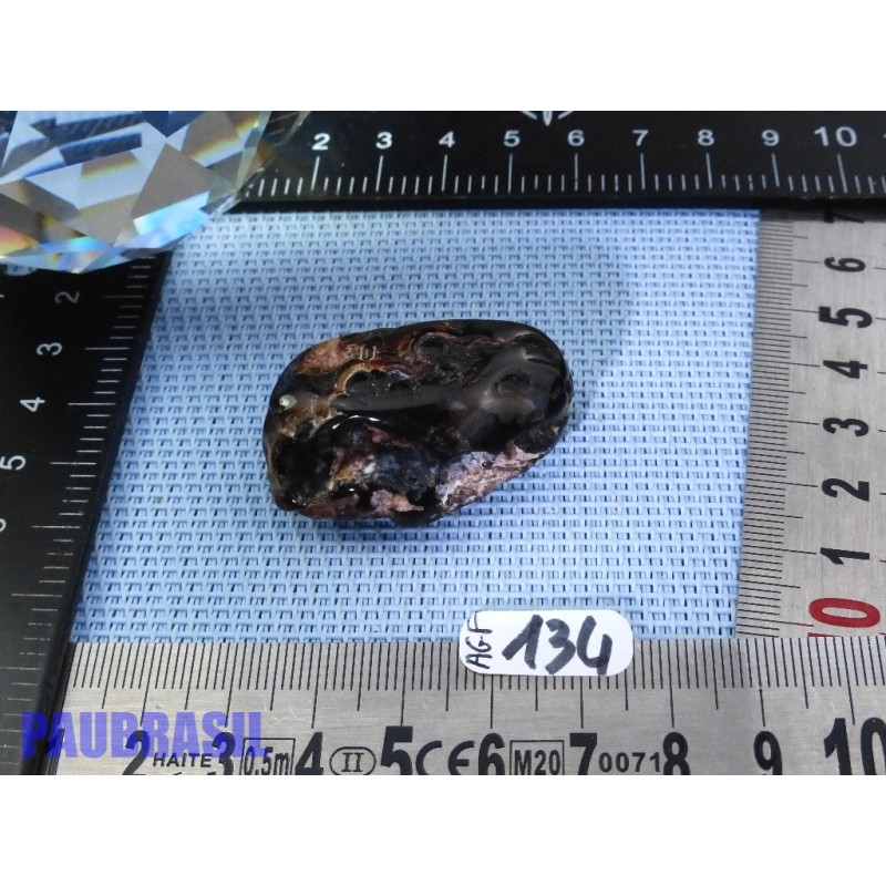 Agate de Feu en pierre semi roulée 23gr