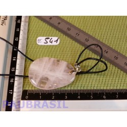 Pendentif Quartz rose mini pierre plate 11gr