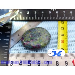 Rubis Cyanite - Rubis Disthene en Pierre Plate 22g Q Extra