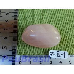 Quartz Rose en pierre roulée Extra de 26gr du Brésil