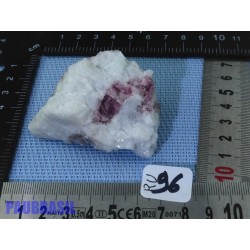 Quartz Rubellite tourmaline rose pierre brute 90gr Brésil