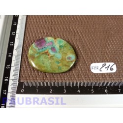 Rubis sur Fuchsite en mini pierre plate 11gr Q Extra