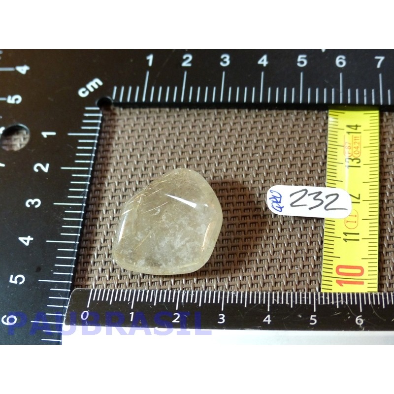 Quartz à inclusions de rutile du Minas Gerais Brésil 10gr