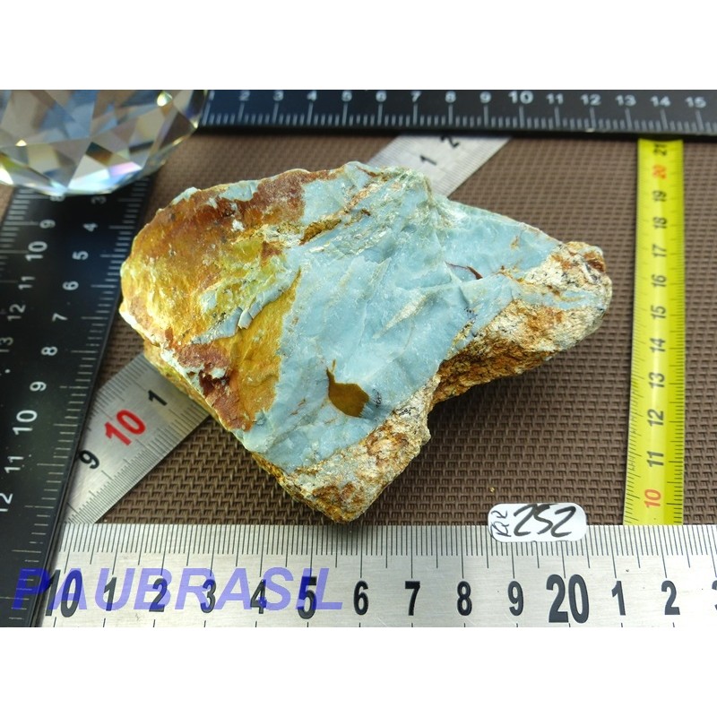 Turquoise de Madagascar en Pierre Brute non traitée 285gr Rare