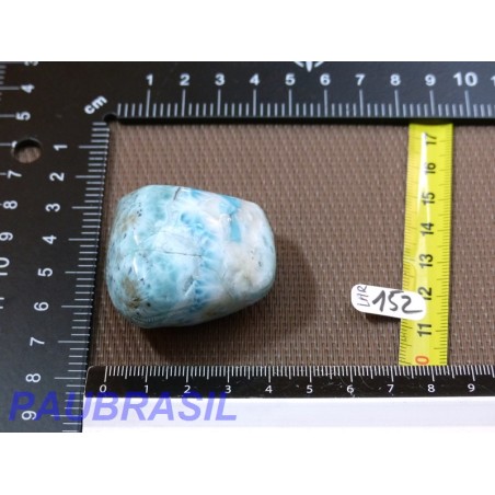 Larimar - Pectolite bleue pierre semi roulée Q Extra 77gr