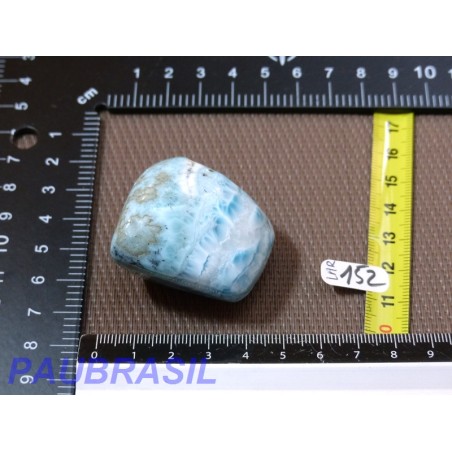 Larimar - Pectolite bleue pierre semi roulée Q Extra 77gr