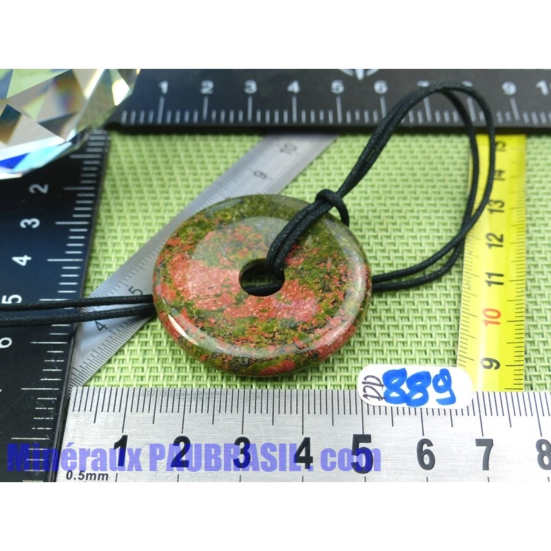 Pi Donut Unakite de 4 cm