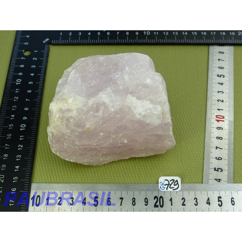 Quartz Rose en pierre brute 862gr