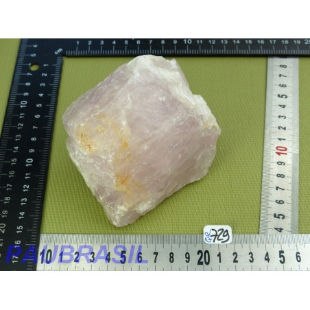 Quartz Rose en pierre brute 862gr