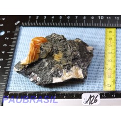 Barytine plus cérusite plus galene brutes 319g Maroc