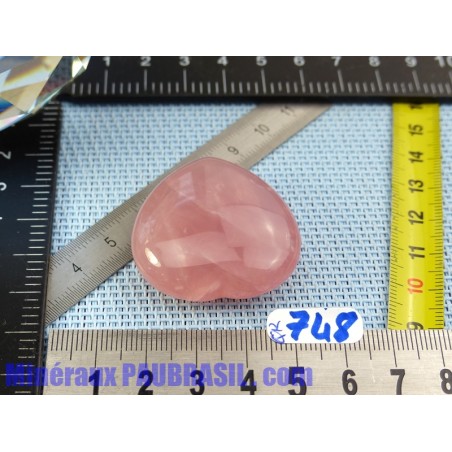 Coeur en Quartz Rose de Madagascar 29g