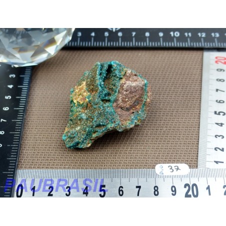 Dioptase en pierre brute Congo 93g