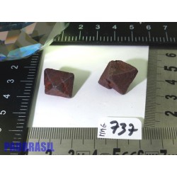 2 Magnétites octaédriques de 14gr50 les 2