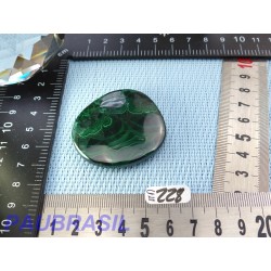 Malachite en pierre plate Q Extra 41gr