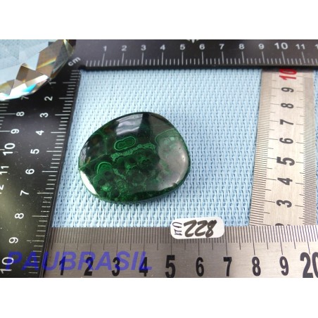 Malachite en pierre plate Q Extra 41gr