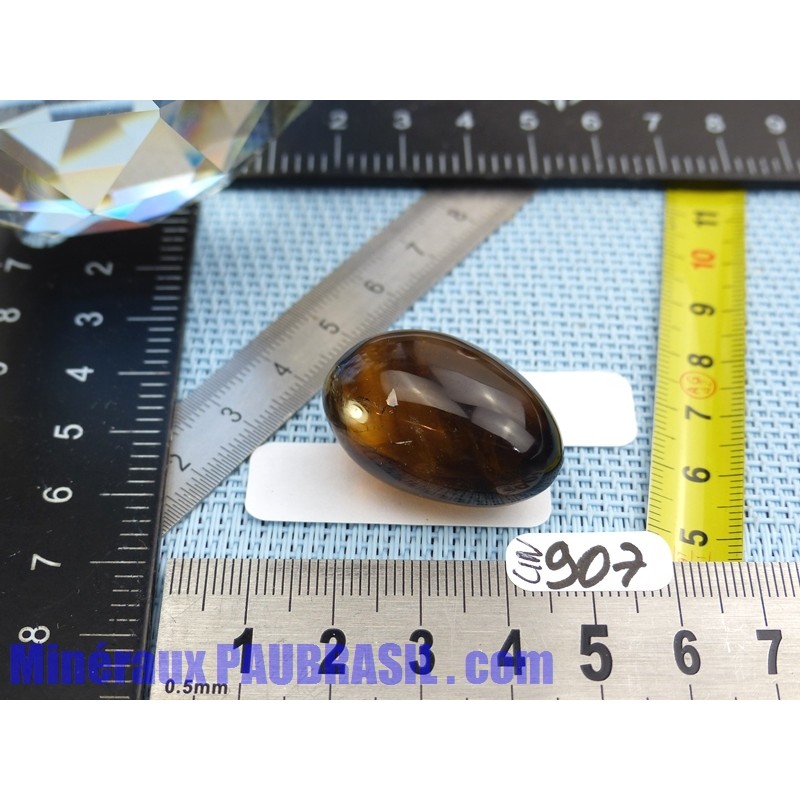 Citrine naturelle du Congo en pierre roulée 17gr Q Extra