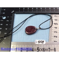 Pendentif Porphyre Imperial mini pierre plate 5gr