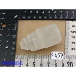 Gratte-ciel en Selenite - Gypse fibreux en pierre brute de 65gr50