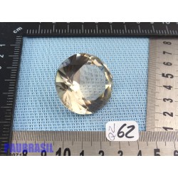 Quartz légèrement Fumé taille Diamant 28g Q Extra