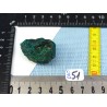 Dioptase en pierre brute Congo 25gr50