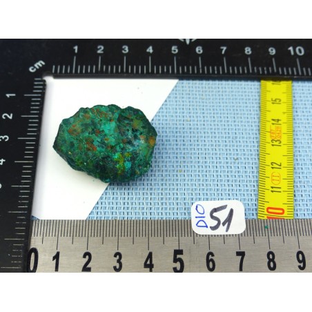 Dioptase en pierre brute Congo 25gr50