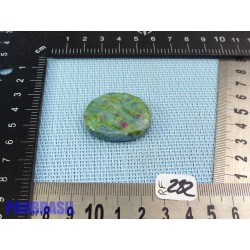 Rubis sur Fuchsite en mini pierre plate 14gr50 Q Extra