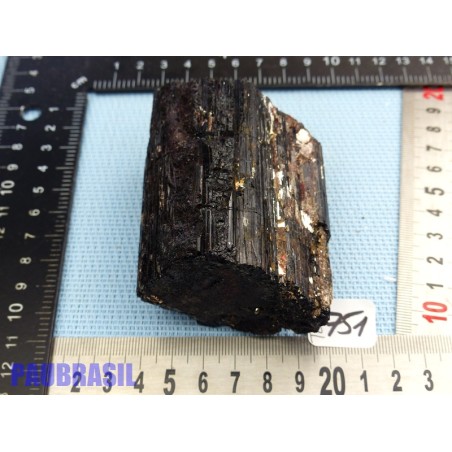 Tourmaline noire fibreuse avec Mica Pierre Brute Bresil 402g Q Extra