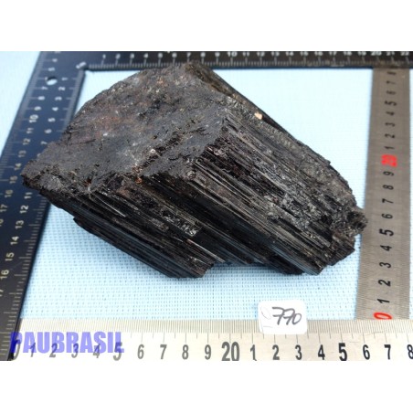 Tourmaline Noire Fibreuse Pierre Brute Bresil 1332g Q Extra