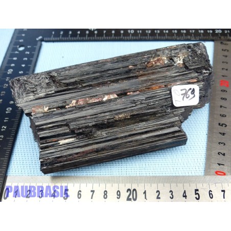 Tourmaline Noire Fibreuse Pierre Brute Bresil 1532g Q Extra