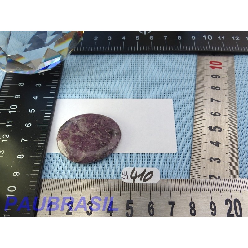 Lépidolite en pierre plate fine Brésil 11g