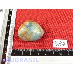 Aragonite bleue - Scheelite Q Extra en Pierre Roulée 21gr