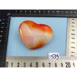 Coeur en Cornaline Madagascar 83g