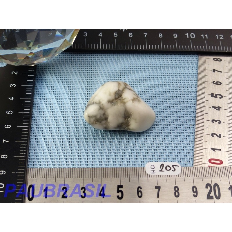 Howlite Véritable en Pierre Roulée 36g