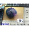 Fluorine Fluorite Bleue et violette pierre roulée 47g Q Extra